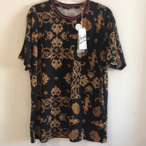 fresh prints of bel air Other - FRESH PRINT OF BEL AIR Men's t shirt black gold size L